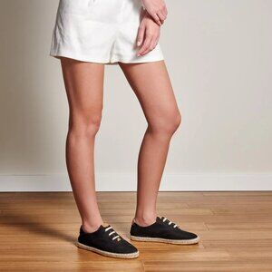 Olukai Kaula Pa‘a Lī Women’s Espadrille Shoes $100 in Black
